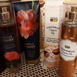 Bath and Body Works set of 4